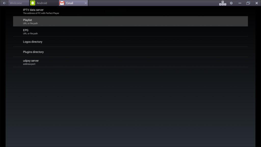 Perfect Player - Add Playlist